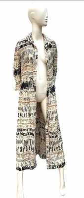 Rare VTG EUC Jean Paul Gaultier dress Snap JPG Size Small Cotton Special Print! - Image 1 of 4