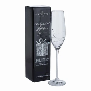 1 x 32cl Dartington Crystal Champagne Flute, Glitz - Picture 1 of 1