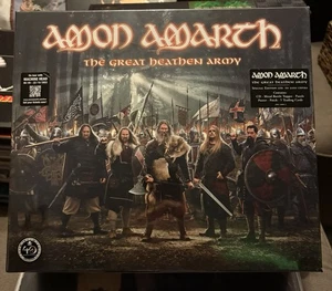 Amon Amarth The Great Heathen Army Box Set Ltd CD Digipak Puzzle Patch Cards NEW - Picture 1 of 4