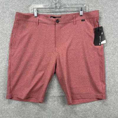 Travis Mathew Shorts Mens 40 Heather Red Sand Harbor Performance Golf Active NEW - Image 1 of 4