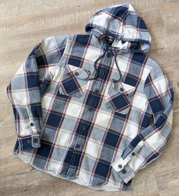 Sudadera con Capucha Express Para Hombre LG Franela Algodón Cuadros Patinador Grunge Utilidad Indie Boho Foto 1 de 4