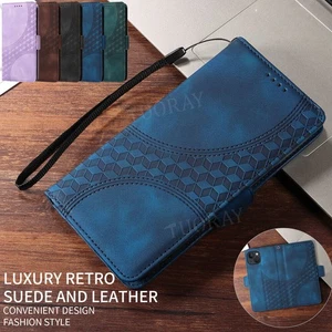 Leder Hülle für Samsung S25 S24 S23 Ultra S22 Plus S21 Handy Wallet Schutz Case - Picture 1 of 85