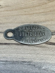 People’s State Bank Gary, Ind Schlüsselanhänger *B922 - Bild 1 von 2