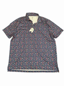 🍩Men's 1764 Golf Polo Stretch Shirt Funny Donuts And Milkshakes Sz 3XL NWT🍩 - Picture 1 of 5