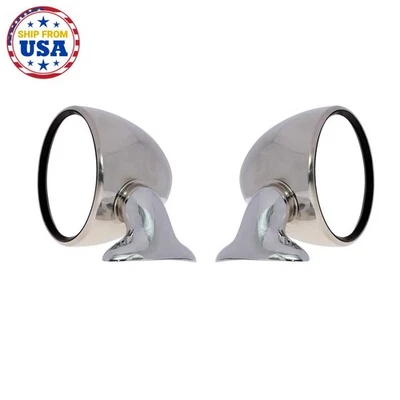 Espejo retrovisor guardabarros de acero inoxidable Fit 1979-87 Toyota Corolla E70 KE70 KE75 TE70 TE72 Foto 1 de 4