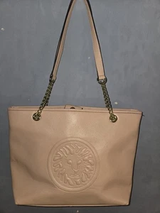 ANNE KLEIN LEO Legacy Tasche Baby Rosa Vegan Leder Gold Akzent Groß  - Bild 1 von 23
