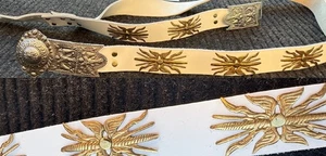 Römer Offizier Donnerkeile Leder Baldric Scheide Schwert Gladius Gürtel Legionär - Bild 1 von 9