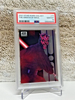 2021 Topps Chrome Star Wars Galaxy - The Wrath Of Maul #77 - PSA GEM MINT 10 - Image 1 of 2