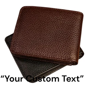 Cartera Personalizada Nombre Personalizado Impreso Billetera Grabada, "Hecha a pedido" - Imagen 1 de 2