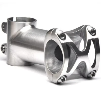 Bicycle head stem titanium MTB road bike titanium stem 5 degree - Image 1 of 4