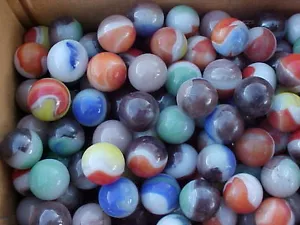 300 MIXED VINTAGE VITRO AGATE MARBLES FROM A LARGE MIXED LOT $49.99 - Picture 1 of 3