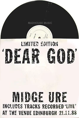 ULTRAVOX 12" Midge Ure - Dear God + LIVE 1988 Music #1 Flying Brzezicki Bros UNP - Image 1 of 4