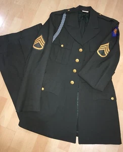 40Th Infantry Sunshine Division US Military Army Green Uniform Suit Vietnam War - Picture 1 of 11