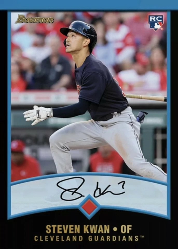 STEVEN KWAN RC SP 2022 Throwback TBT Card Topps Baseball Rookie Card #49 - Image 1 of 1