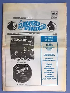 The Record Finder - No.134 - Jun-Jul 1998 - Hard To Finden US Zeitung für Vinyl - Bild 1 von 4