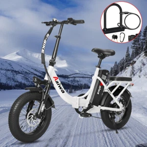 E-Bike 16'' Folding Electric Bike 750W Motor Bicycle City Commuter Adults E-bike - Picture 1 of 12