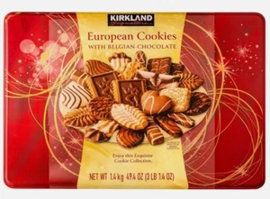 Kirkland European Cookies With Belgian Chocolate, Assortment, 49.4 oz, Holiday - Picture 1 of 6