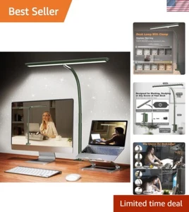 Adjustable Green LED Desk Light with USB Adapter – Energy Efficient & Stylish - Picture 1 of 9