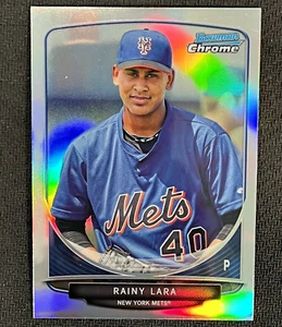 2013 Bowman Chrome Refractor Rainy Lara New York Mets Prospect BCP153 - Picture 1 of 2