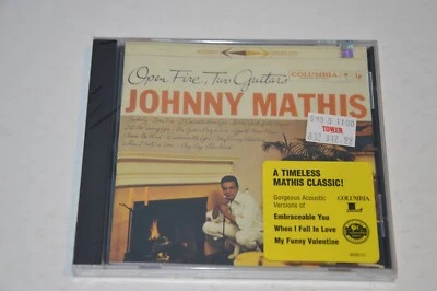 JOHNNY MATHIS Open Fire, Two Guitars 1999 Early Press CD RARE OOP SEALED * MINT - Image 1 of 4