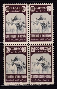 1947 - España - Ifni - Edifil 36 - Familia Nomada - Bloque 4 - MNH - Imagen 1 de 2