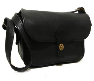 RARE Coach Vintage 1986 Original Rambler Black Leather Bag 9735 Made in NYC WOW - Picture 1 of 1