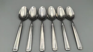 WALLACE Heritage Stainless Steel Flatware (6) Spoon Set 7.5" - place/dinner  - Picture 1 of 6
