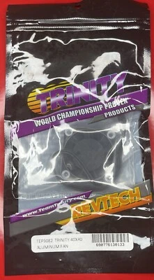 Trinity 40x40 Aluminum Cooling Fan TEP3082 TEP 3082 Revtech T6 40mm Black NEW - Image 1 of 3