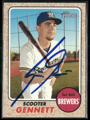 Scooter Gennett Signed 2017 Heritage IP Auto #262 - Image 1 of 2