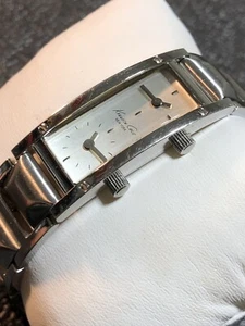 Women’s Stainless Steel Watch Kenneth Cole New York Dual Time 2 New Batteries - Picture 1 of 18