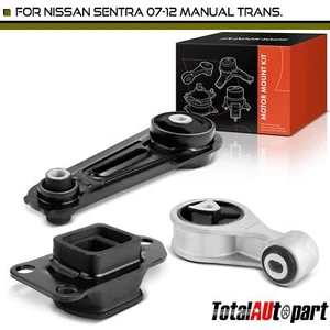 New 3x Transmission Mount & Torque Strut Mount for Nissan Sentra 2007-2012 2.5L - Picture 1 of 8