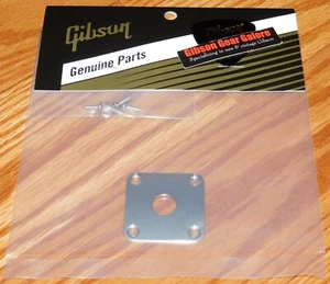 Gibson Les Paul Jack Plate Nickel Output Guitar Parts Custom R9 Project Studio T - Picture 1 of 3