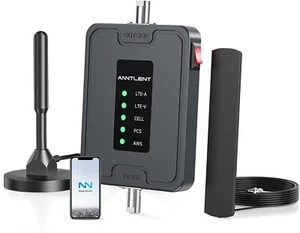 Amplificateur de signal de téléphone portable de véhicule pour voiture, camion, camping-car et VUS | avec gain élevé A - Photo 1 sur 4