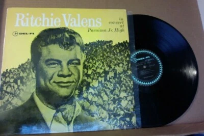 MINT-  Lp record album Ritchie Valens In Concert at Pacoima Jr. High Buddy Holly Foto 1 de 4