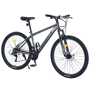 27.5 Inch Wheels 21 Speed Mountain Bike Front Suspension,Aluminum Alloy Frame - Picture 1 of 41
