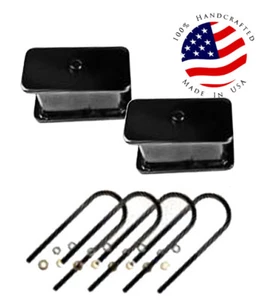 4" lowering blocks fab steel rear axl u bolts drop 1999-2014 import trucks - Bild 1 von 1