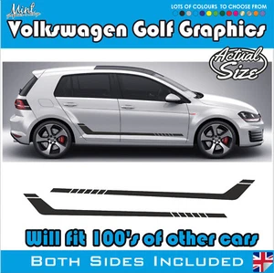 to fit Volkswagen VW GOLF 3 & 5 Door Stripes Decals Stickers Graphics 015 - Picture 1 of 4