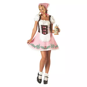 Incharacter Costumes Womens Gasthaus Server Costume - X Large - Pink - Picture 1 of 2