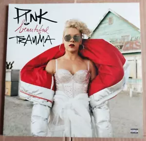PiNK 2x Lp Beautiful Trauma vinyl Record 2017 gatefold cover - Imagen 1 de 4