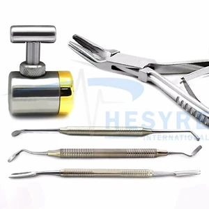 Dental Bone Grafting Crusher Mill Grinder Implant Bone Rongeur Bone Spoon Grafts - Picture 1 of 11