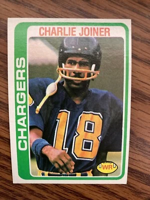 1978 Topps #338  Charlie Joiner San Diego Chargers ExMt - Image 1 of 2