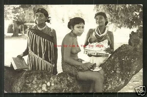 Indian Woman Women rppc BEAUTIES Suriname 50s - Picture 1 of 1