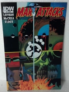 2013 Mars Attacks Topps Comic #7 Erstdruck IDW Layman/McCrea/Elder NM/VF - Bild 1 von 4