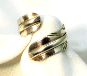 Feather Band Ring Size 7 Sterling Silver Southwest Style #682 - Picture 1 of 6