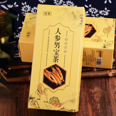 Organic Gouqi Huangjing Renshen Jupi Ginseng Male Health Herbal Tea 5g*30 Bags • 11.76$