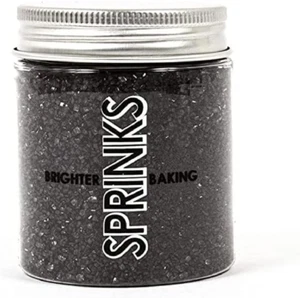 Sanding Sugar Sprinkles 75G Black | Edible Decorations | Perfect for Cakes Hallo - Picture 1 of 12