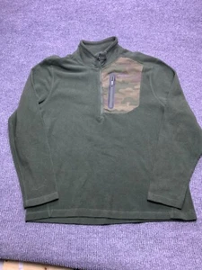 Eddie Bauer Herren Camouflage 1/4 Zip Sweatshirt L Gorpcore Outdoor Campcore Trails - Bild 1 von 11