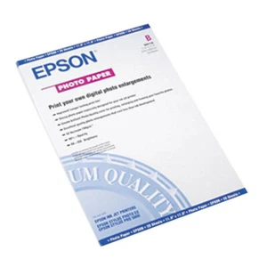 Papel fotográfico brillante Epson 60 libras. Hojas/paquete de 11 x 17 20 brillantes S041156 2x - Imagen 1 de 1