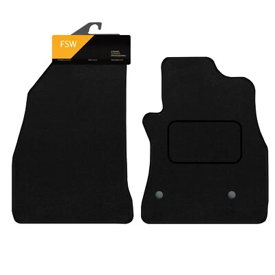 Fits Vauxhall Combo Van 2012-2018 Fully Tailored Carpet Van Floor Mats Black 2Pc - Image 1 of 4