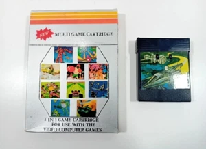 Atari 2600 - Rare 4 in 1 Multi Cart Boxed Game from the 80's Vintage - Picture 1 of 16